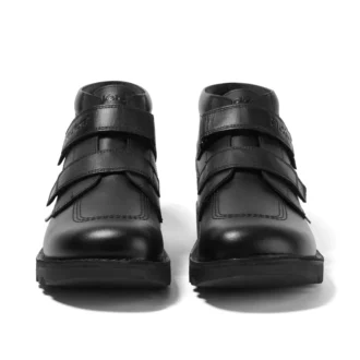 Jugend Unisex Kick Hi Vel Leder Schwarz Jugend Unisex Kick Hi Vel Leder Schwarz