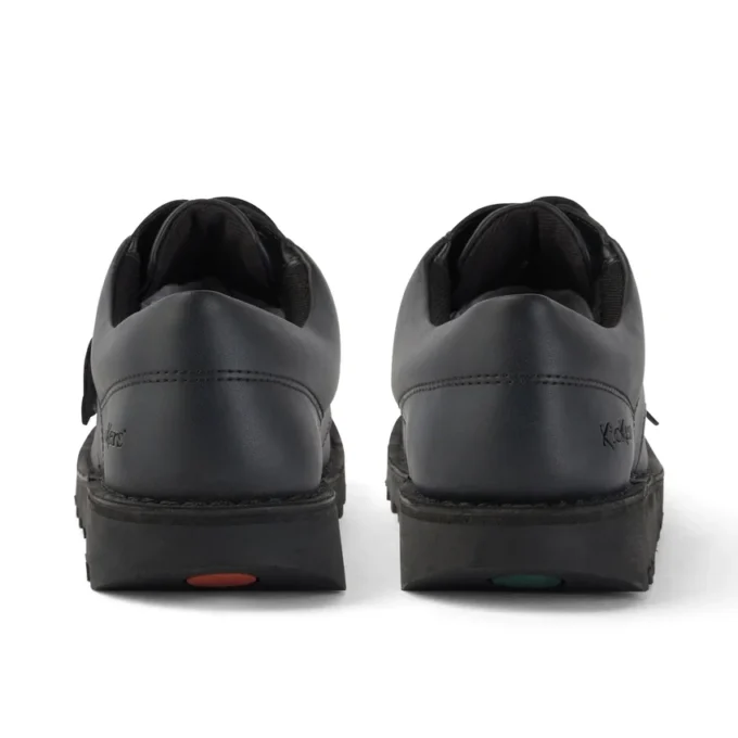 Jugend Unisex Kick Lo Leder Alternative Schwarz