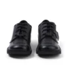 Jugend Unisex Kick Lo Mix Mesh Leder Schwarz