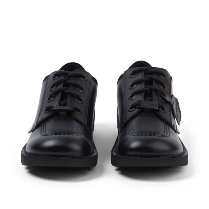 Jugend Unisex Kick Lo Mix Mesh Leder Schwarz