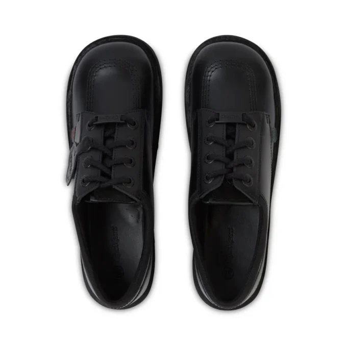 Jugend Unisex Kick Lo Mix Mesh Leder Schwarz