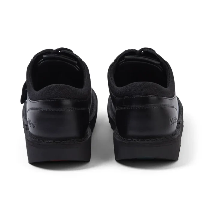 Jugend Unisex Kick Lo Mix Mesh Leder Schwarz