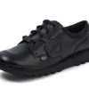 Jugend Unisex Kick Lo Mix Mesh Leder Schwarz