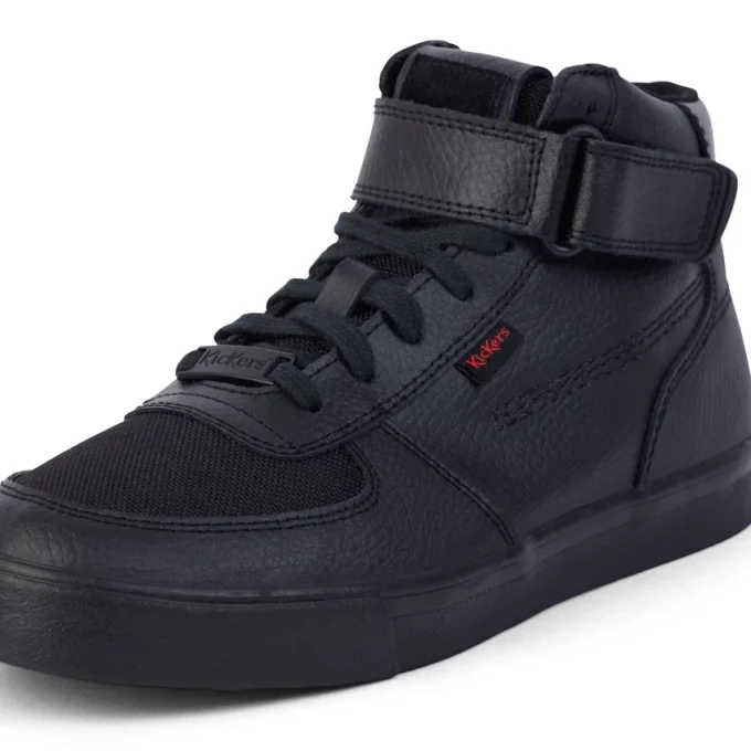 Jugend Unisex Tovni Hi Mix Mesh Leder Schwarz
