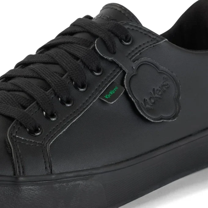 Tovni Lacer Unisex für Erwachsene, Lederalternative, Schwarz