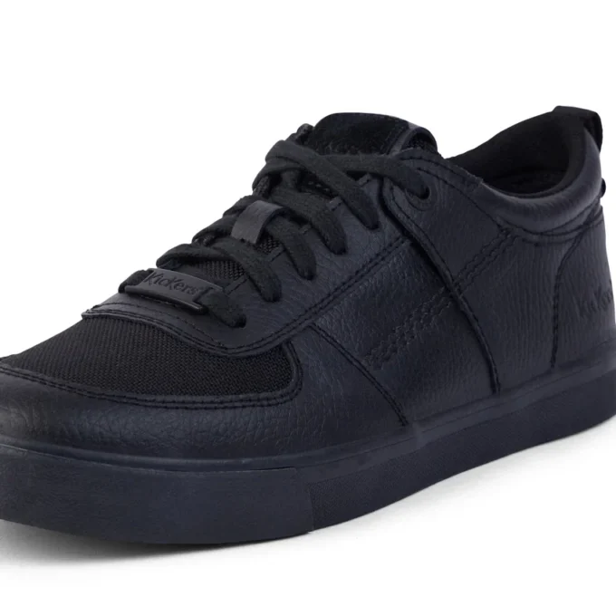 Jugend Unisex Tovni Lo Mix Mesh Leder Schwarz