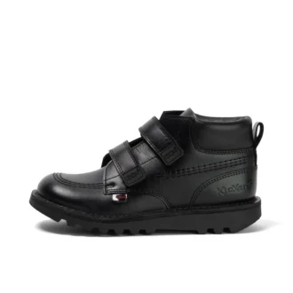 Junior Boys Kick Hi Roll Leder Schwarz