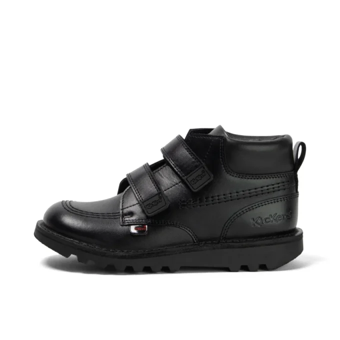 Junior Boys Kick Hi Roll Leder Schwarz Junior Boys Kick Hi Roll Leder Schwarz