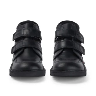 Junior Boys Kick Hi Scuff Leder Schwarz