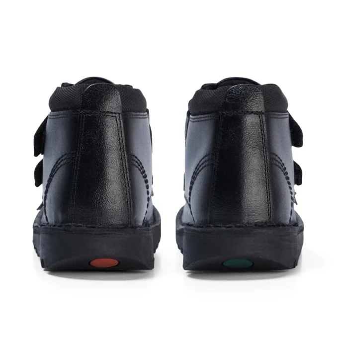 Junior Boys Kick Hi Scuff Leder Schwarz Junior Boys Kick Hi Scuff Leder Schwarz