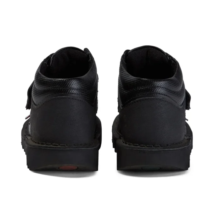Junior Boys Kick Mid Scuff Leder Schwarz Junior Boys Kick Mid Scuff Leder Schwarz