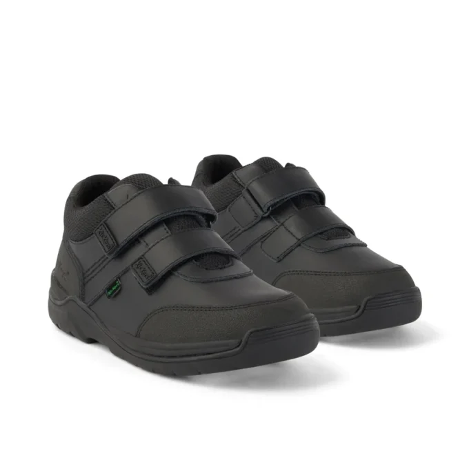 Junior Boys Stomper Mid Leder Schwarz Junior Boys Stomper Mid Leder Schwarz