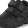 Stomper Mid Leder für kleine Jungen, schwarz