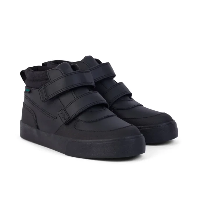 Junior Boys Tovni Scuff Hi Leder Schwarz