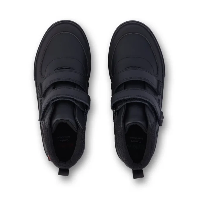 Junior Boys Tovni Scuff Hi Leder Schwarz