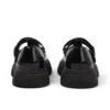Junior Damen Kenzi T-Bar Lackleder Schwarz
