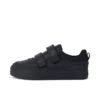 Junior Jungen Tovni Scuff Lo Leder Schwarz