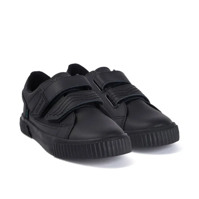 Junior Jungen Tovni Twin Flex Leder Schwarz