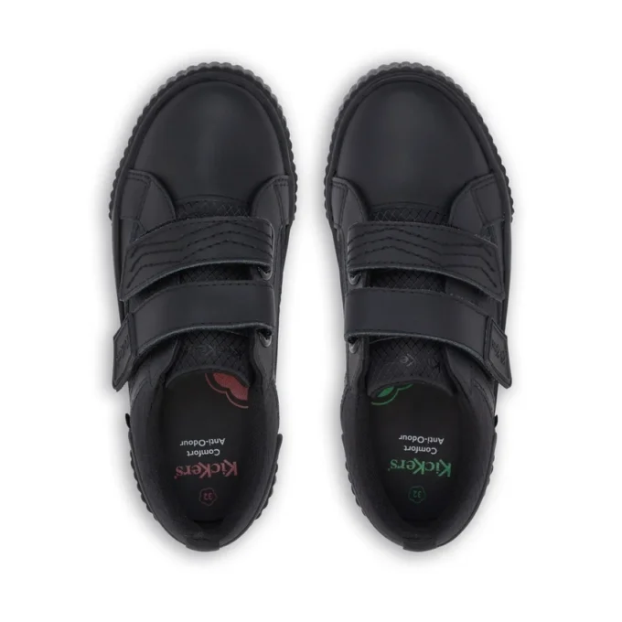Junior Jungen Tovni Twin Flex Leder Schwarz