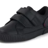 Junior Jungen Tovni Twin Flex Leder Schwarz