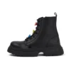 Junior Mädchen Kenzi Stiefel Charm Leder Schwarz Junior Mädchen Kenzi Stiefel Charm Leder Schwarz