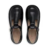 Junior Mädchen Kick T-Bar Leder Schwarz Junior Mädchen Kick T-Bar Leder Schwarz