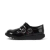 Junior Mädchen Kick T-Bar Meadow Lackleder Schwarz Junior Mädchen Kick T-Bar Meadow Lackleder Schwarz
