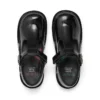 Junior Mädchen Kick T-Bar Vel Lackleder Schwarz Junior Mädchen Kick T-Bar Vel Lackleder Schwarz