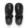 Junior Mädchen Kick T-Bar Vel Leder Schwarz Junior Mädchen Kick T-Bar Vel Leder Schwarz
