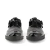 Junior Mädchen Lachly Brogue T-Bar Lackleder Schwarz Junior Mädchen Lachly Brogue T-Bar Lackleder Schwarz