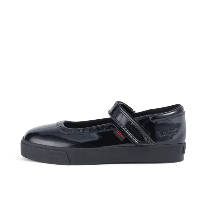 Junior Mädchen Tovni Brogue MJ Lackleder Schwarz Junior Mädchen Tovni Brogue MJ Lackleder Schwarz