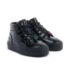 Junior Mädchen Tovni Stack Hi Flower Lackleder Schwarz Junior Mädchen Tovni Stack Hi Flower Lackleder Schwarz