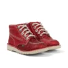 Junior Unisex Kick Hi Glitzer-Schuhe Rot Junior Unisex Kick Hi Glitzer-Schuhe Rot