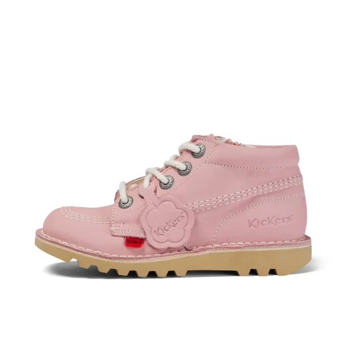 Junior Unisex Kick Hi Zip Nubuk Hellrosa Junior Unisex Kick Hi Zip Nubuk Hellrosa