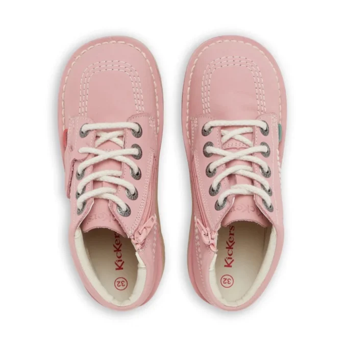Junior Unisex Kick Hi Zip Nubuk Hellrosa Junior Unisex Kick Hi Zip Nubuk Hellrosa