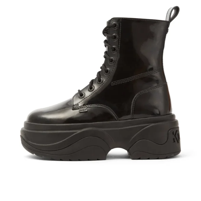 Kade Stiefel für Erwachsene, Unisex, Lackleder, Schwarz Kade Stiefel für Erwachsene, Unisex, Lackleder, Schwarz