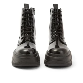 Kade Stiefel für Erwachsene, Unisex, Lackleder, Schwarz Kade Stiefel für Erwachsene, Unisex, Lackleder, Schwarz