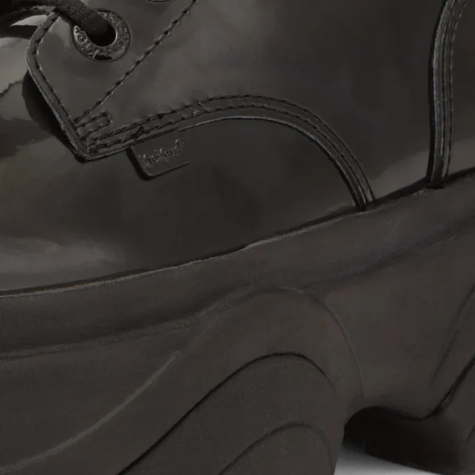 Kade Stiefel für Erwachsene, Unisex, Lackleder, Schwarz Kade Stiefel für Erwachsene, Unisex, Lackleder, Schwarz