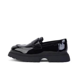 Kenzi Loafer für junge Damen, Leder, schwarz