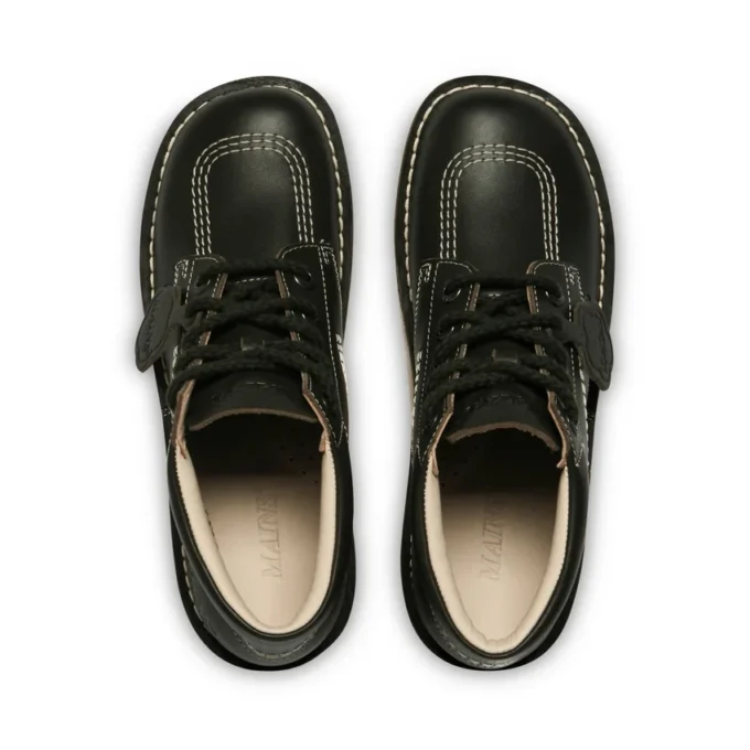 Kick Hi aus genarbtem Leder für Erwachsene, Unisex, Mains, Dunkelgrün