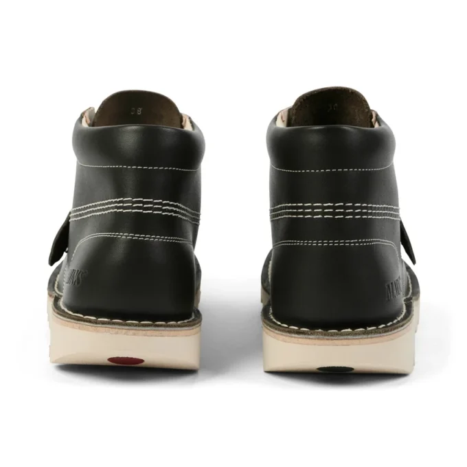 Kick Hi aus genarbtem Leder für Erwachsene, Unisex, Mains, Dunkelgrün