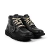 Kick Hi aus genarbtem Leder für Erwachsene, Unisex, Mains, Grau