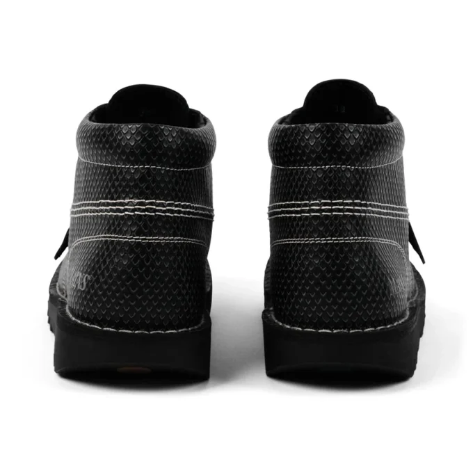 Kick Hi aus genarbtem Leder für Erwachsene, Unisex, Mains, Grau