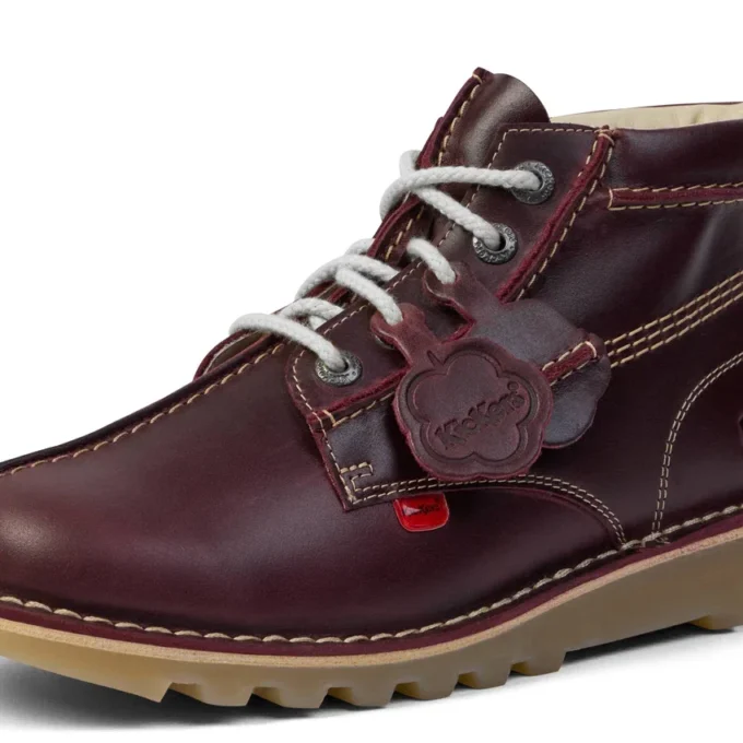 Kick Hi Central für Erwachsene, Unisex, Dunkelrot