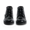 Kick Hi für Erwachsene, Damen, Leder, Lackleder-Optik, Schwarz