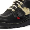 Kick Hi Goldie Stiefel für Erwachsene, Unisex, Schwarz
