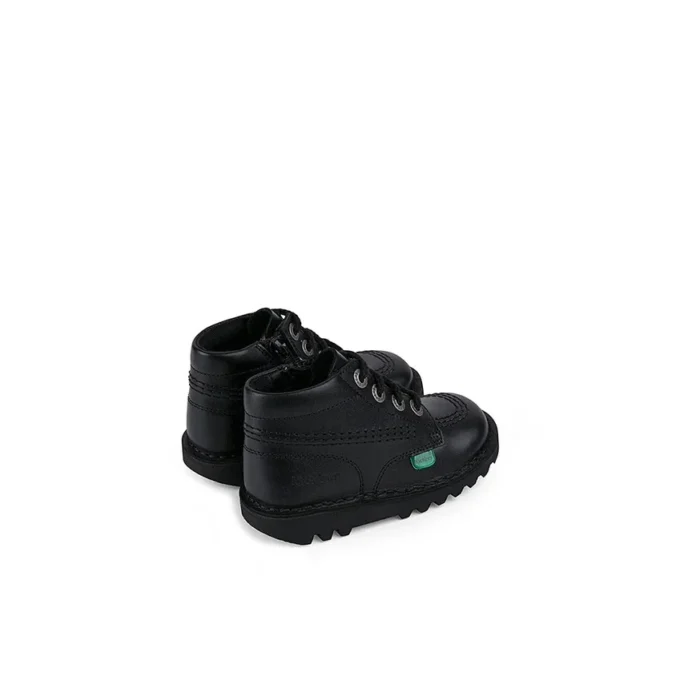 Kick Hi Hi Zip für Kleinkinder, Unisex, Leder, Schwarz Kick Hi Hi Zip für Kleinkinder, Unisex, Leder, Schwarz