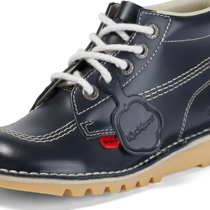 Kick Hi Leder für Damen, Marineblau