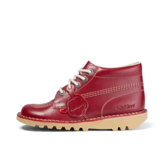 Kick Hi Leder für Erwachsene, Damen, Rot