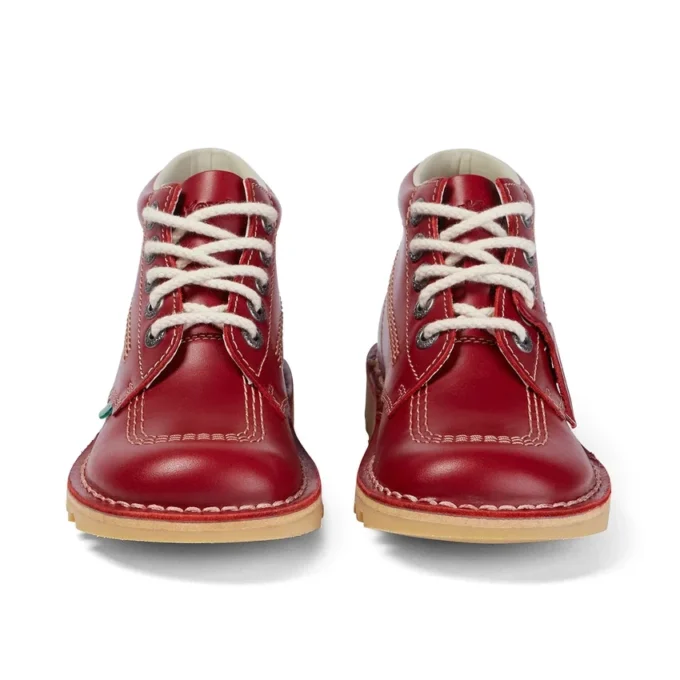 Kick Hi Leder für Erwachsene, Damen, Rot